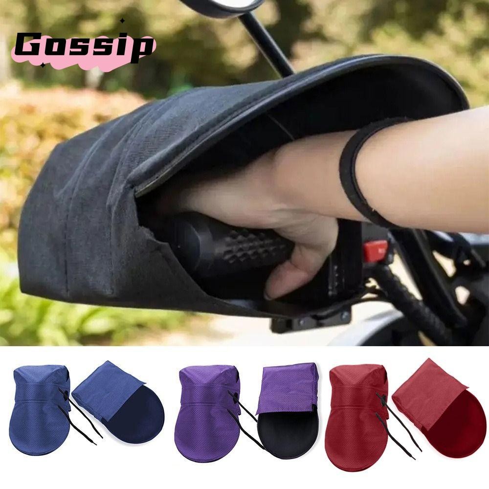 Gossip ถุงมือกันแดดรถยนต์ไฟฟ้า, ม่านบังแดดถุงมือแฮนด์รถจักรยานยนต์กันลม, ถุงมือกันแดดกันน้ํา UV ทนจับป้องกันจับครอบคลุมฤดูร้อน