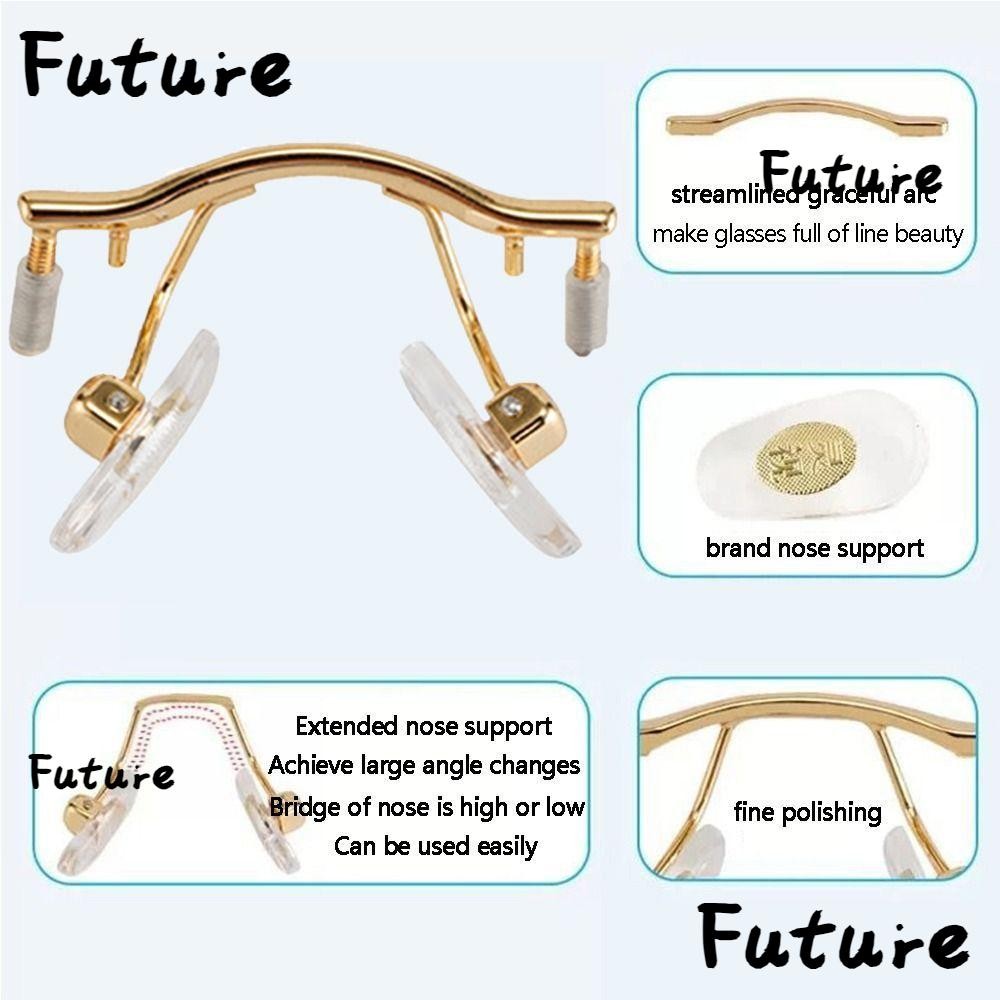 Future แผ่นรองจมูกแว่นตา กันลื่น แบบเปลี่ยน อุปกรณ์เสริม