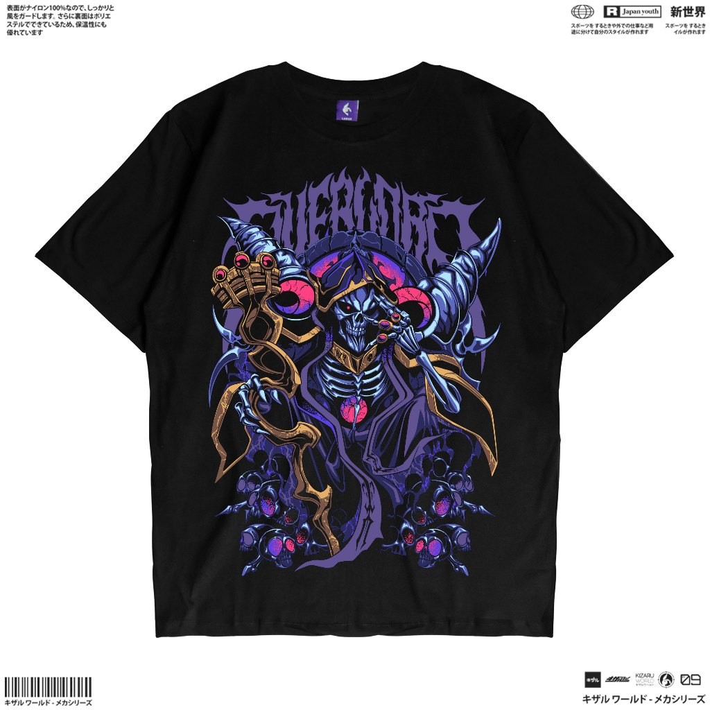 Kizaru เสื้อยืด Anime Overlord AINZ OOAL GOWN V2