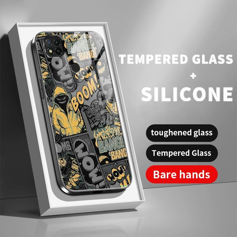 Softcase แก้วสําหรับ Redmi 9C NFC 8 9 9A 10 4G 2021 2022 12C A1 5 Plus 6A 7 8A 9 Activ 9 Prime 9AT 9