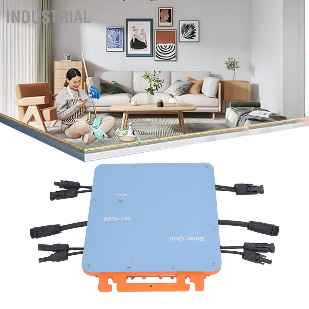 Industrial Solar Grid Tie Micro INVERTER WIFI อัตโนมัติ Power 1600W EU Plug 230V