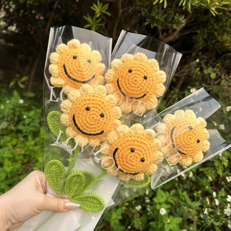 ของขวัญ สินค้าพร้อมส่งจากไทย DIY ช่อดอกทานตะวันประดิษฐ์ แฮนด์เมด สําหรับตกแต่งบ้าน ของขวัญ