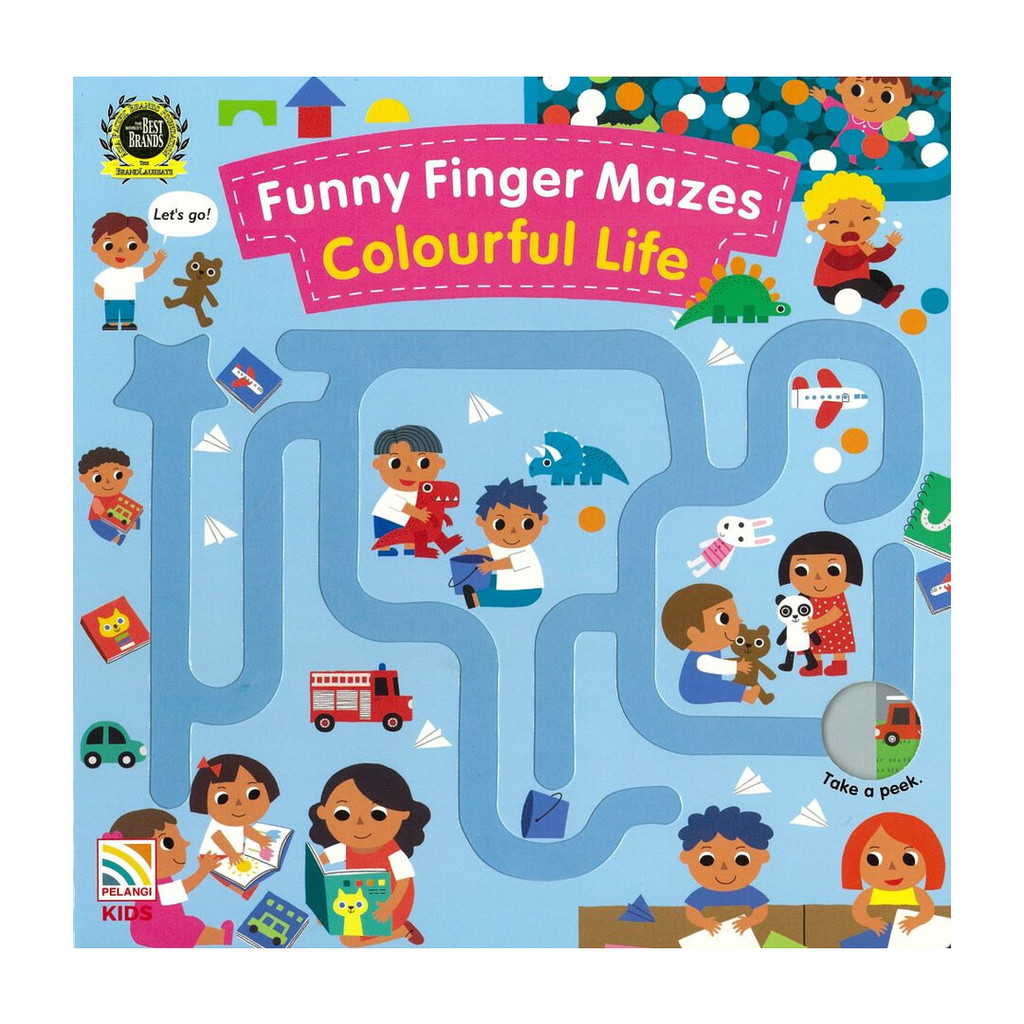 นายอินทร์ หนังสือ Funny Finger Mazes - Colourful Life