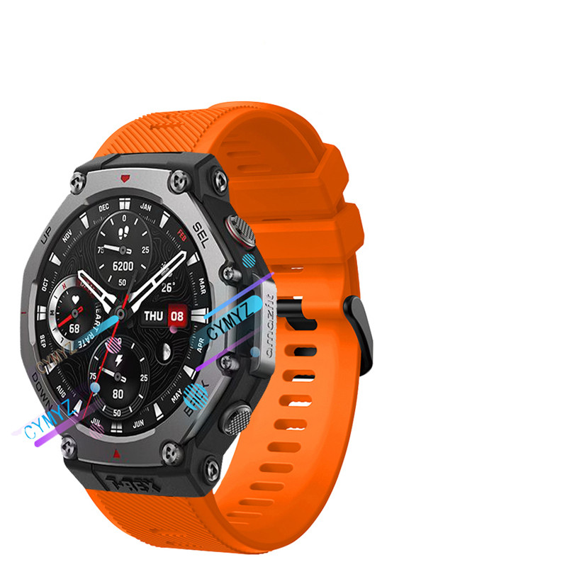 สาย Amazfit T Rex 3 สายซิลิโคน Amazfit T Rex 3 Smart watch strap สายนาฬิกา สายรัดข้อมือกีฬา