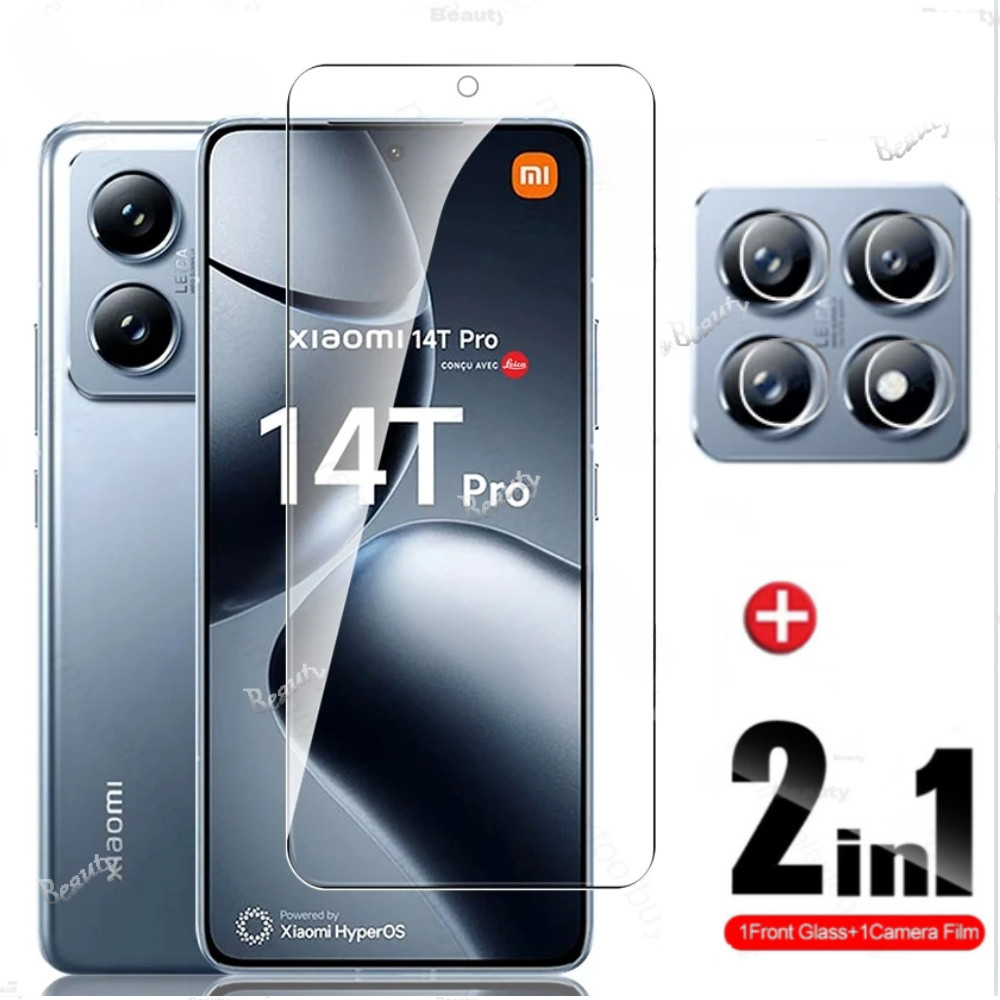 ฟิล์มกระจกนิรภัยสําหรับ Xiaomi 14T Pro เลนส์กล้องหน้าจอป้องกันฟิล์มสําหรับ Xiaomi 14T 13T 14 T Pro 1