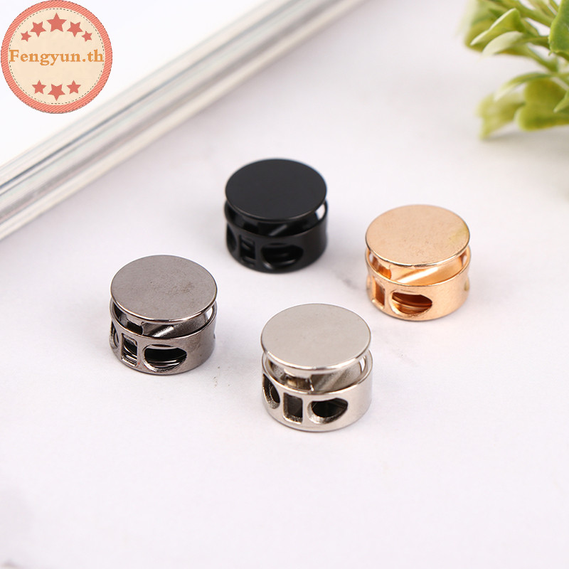 Fengyun 10 ชิ้นสายไฟล็อค Clamp Toggle คลิป Stopper หัวเข็มขัดสําหรับ Paracord เชือก Lanyard TH