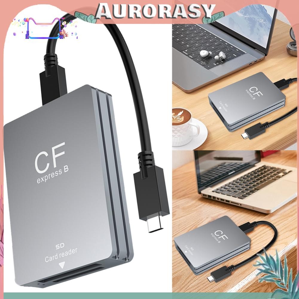 [AS] 2 in 1 CFexpress Type B SD Card Reader อะแดปเตอร์ USB 3.2 10Gbps สําหรับ SLR
