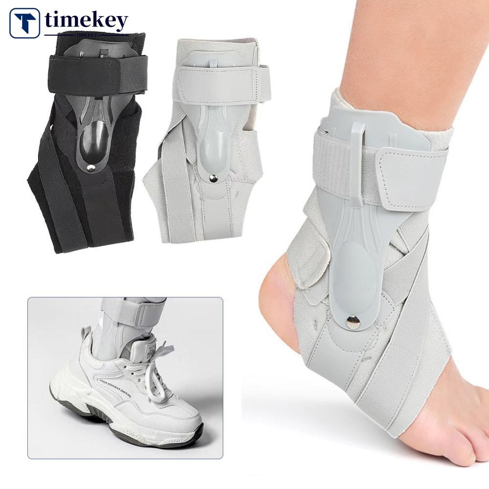 Timekey 1 PC ข้อเท้า Rehabilitation Retainer กีฬาสนับสนุนสายรัดความดันฟิตเนสบาสเกตบอล Anti-Sprain ผ้าพันคอเท้า S1U3