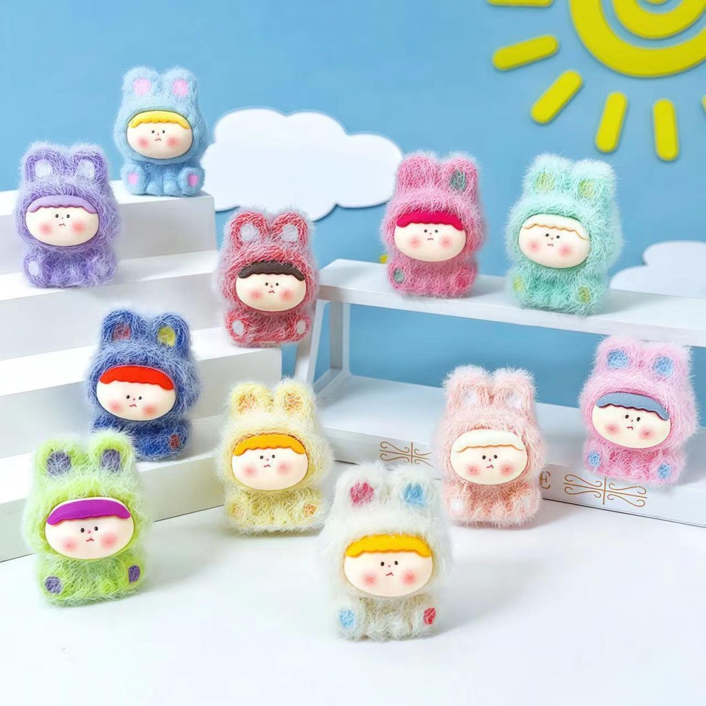 Lilith cutie ตัวละครขนาดเล็กสะสมการ์ตูน Flocking Miniature Desktop ตุ๊กตา verasath