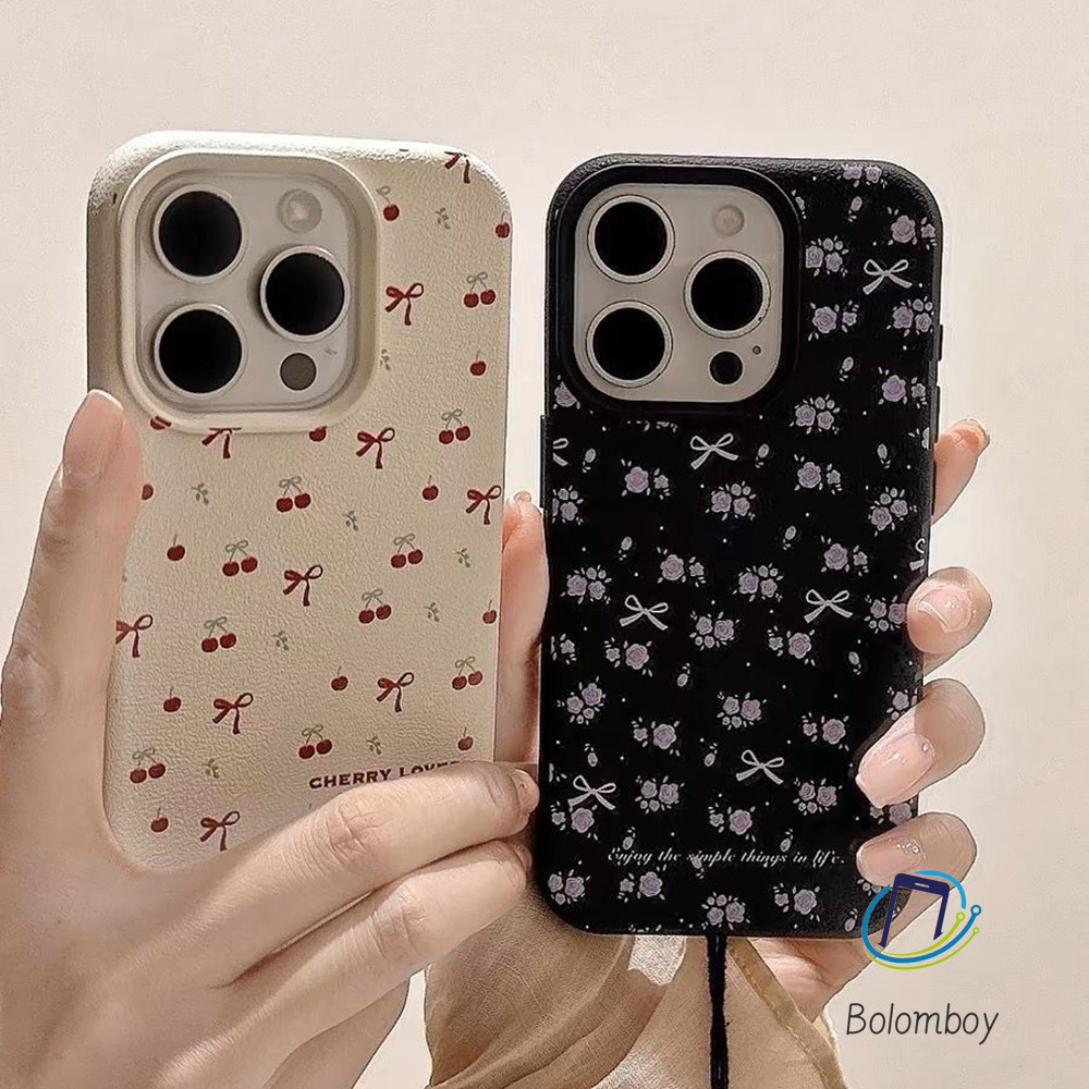 สไตล์ใหม่ สำหรับ เคสไอโฟน 15 pro max 14 11 13 12 16 pro max 15plus แฟชั่น น่ารัก กันกระแทก และอ่อนนุ่ม ลายดอกไม้