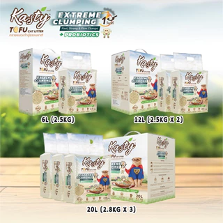[20 L.] Kasty Extreme Clumping and Odour Lock ทรายแคสตี้ ใหม่! จับก่อนแน่นกว่าเดิม ควบคุมกลิ่นดียิ่งขึ้น ขนาด 20 ลิตร