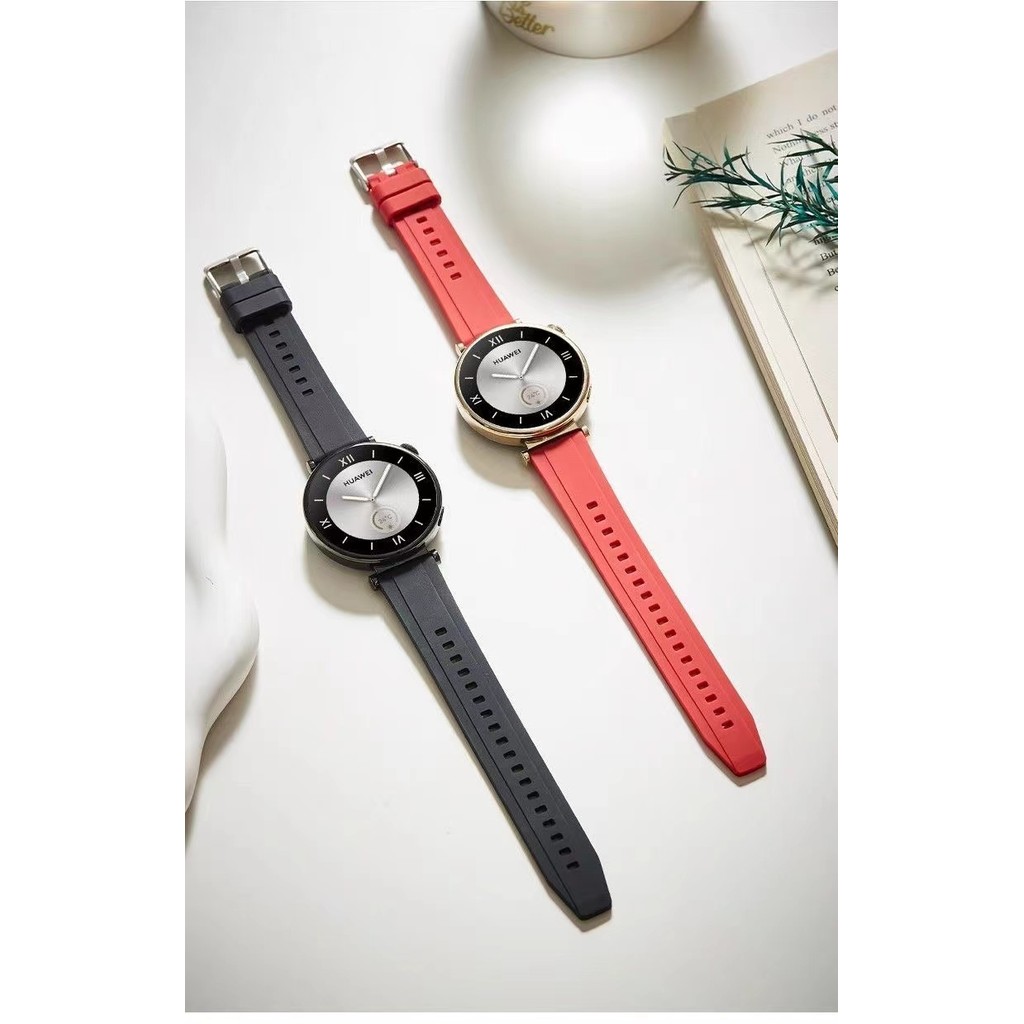 สายนาฬิกาข้อมือผู้หญิงHuawei GT4 GT5กันน้ำGarmin venu2s/vivoactive4s/3s/265s/255sซิลิโคนสาย18mm