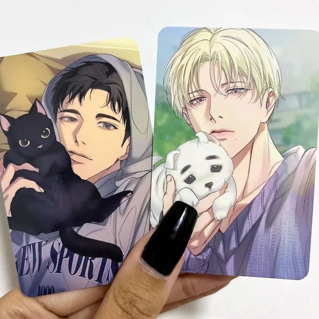 ขายร้อน! F & X การ์ตูนการ์ดขนาดเล็ก Han Man Backlight อุปกรณ์ต่อพ่วง lezhin ชิ้นเดียวกันพิมพ์เอง3นิ้วตกแต่งโพลารอยด์