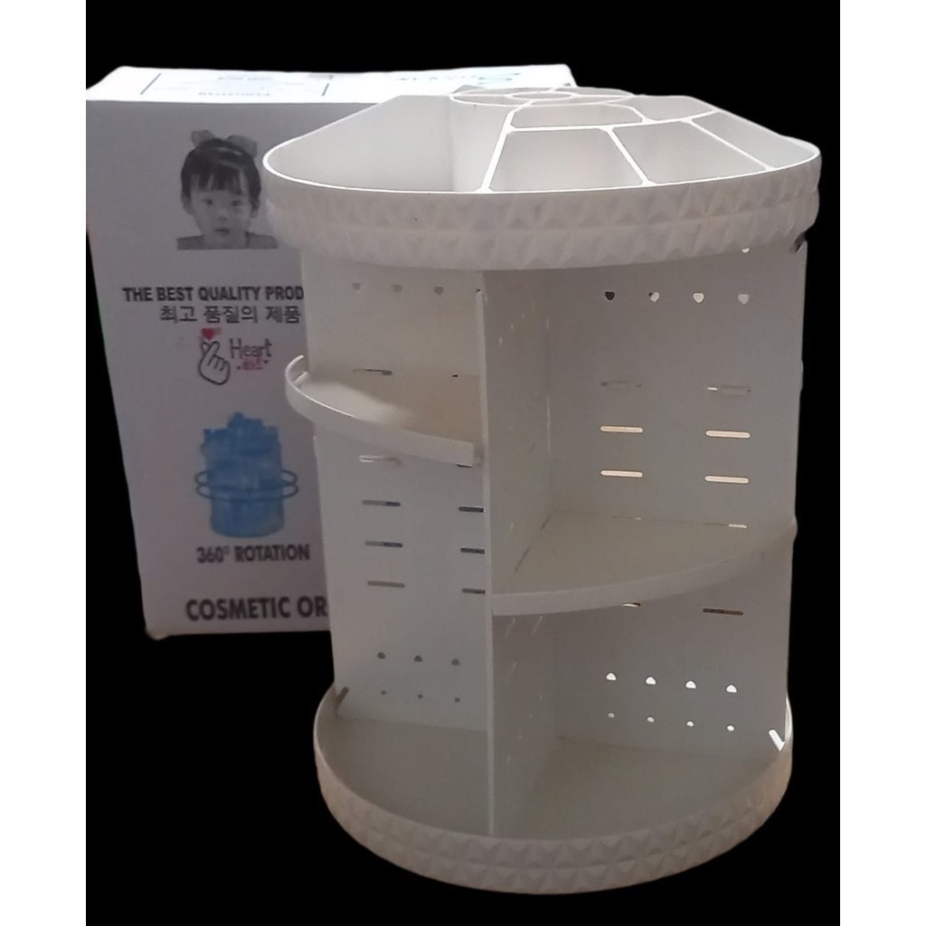 (GS) LUCIA 360 DEGREE ROTATING COSMETIC RACK LUCIA ที่เก็บเครื่องสําอาง PLACE MULTIFUNCTIONAL ACCESS
