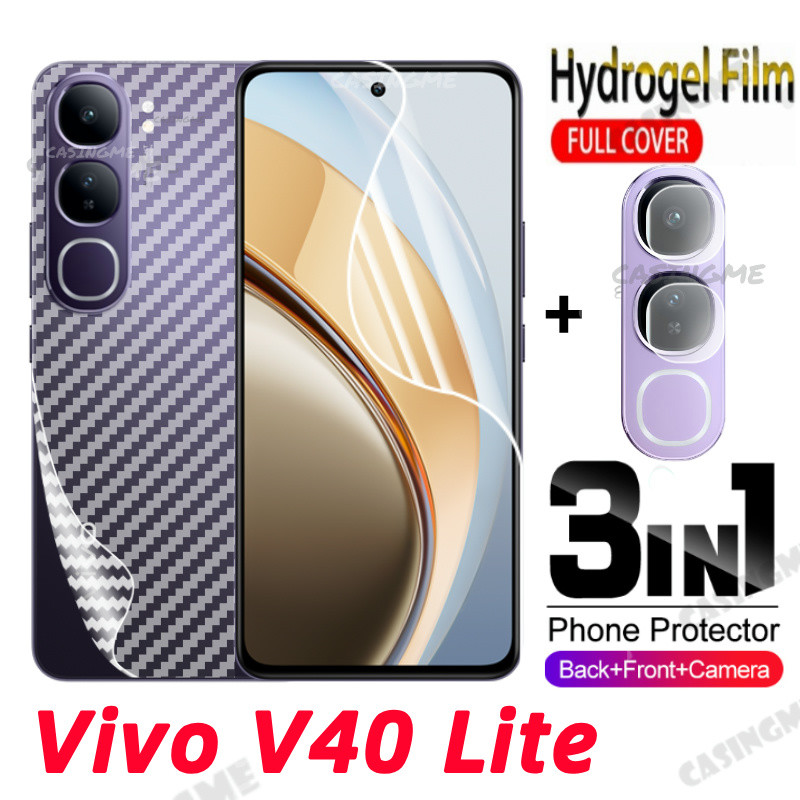 Vivo V40 Lite 2024 ด้านหน้าด้านหลังคลุมทั้งหมดป้องกันฟิล์มHydrogelสําหรับVivo V40 Lite V40Lite Y200 