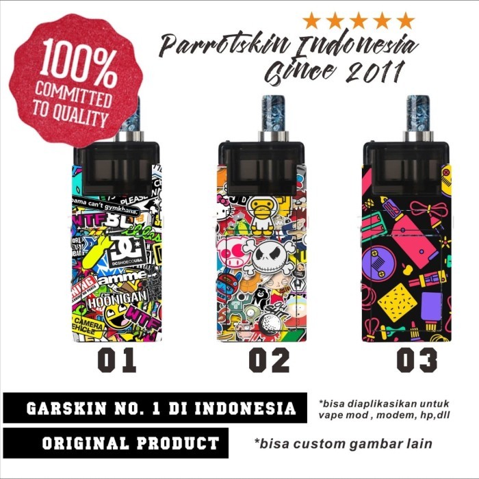 Smoant Pasito Garskin skin jdm bomb สติกเกอร์วิปริต CAN BE CUSTOM โดยร้านค้า Urbanite