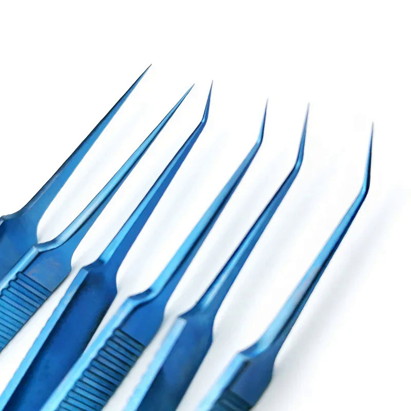 Electronic Tweezers Straight Hair Transplant Implanter Angle Tweezers Straight Forceps Titanium Twee