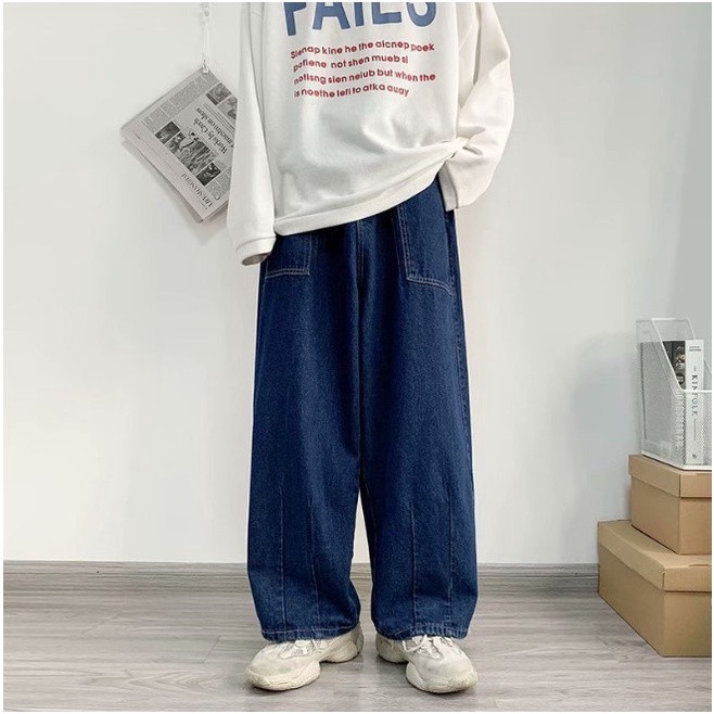 56MEN Jeans Men K818 กางเกงยีนส์ผู้ชายทรงหลวม ใส่สบาย