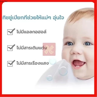 ทิชชู่เปียกสุดน่ารัก รูปหมี ทิชชูเปียกห่อใหญ่ แผ่นใหญ่จุใจ ทิชชู่เปียกของเด็ก กระดาษเปียก Baby Wipes ผ้านุ่มชุ่มชื่น