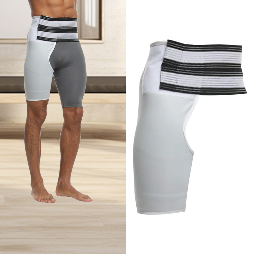 1 Pc Groin สนับสนุนสะโพกรั้งการบีบอัด Groin Wrap สําหรับต้นขา Hamstring Breathable สําหรับผู้ชายผู้หญิงขี่จักรยานเข่ารองเท้าฟุตบอล