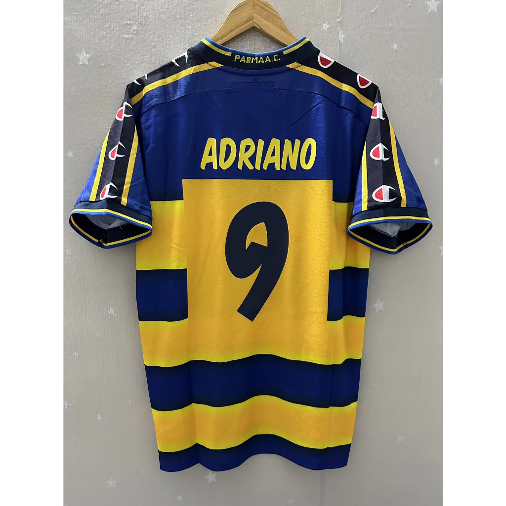 01-02 Palma ADRIANO NAKATA เสื้อฟุตบอลวินเทจบ้านคุณภาพสูงเสื้อยืดแบบกําหนดเอง