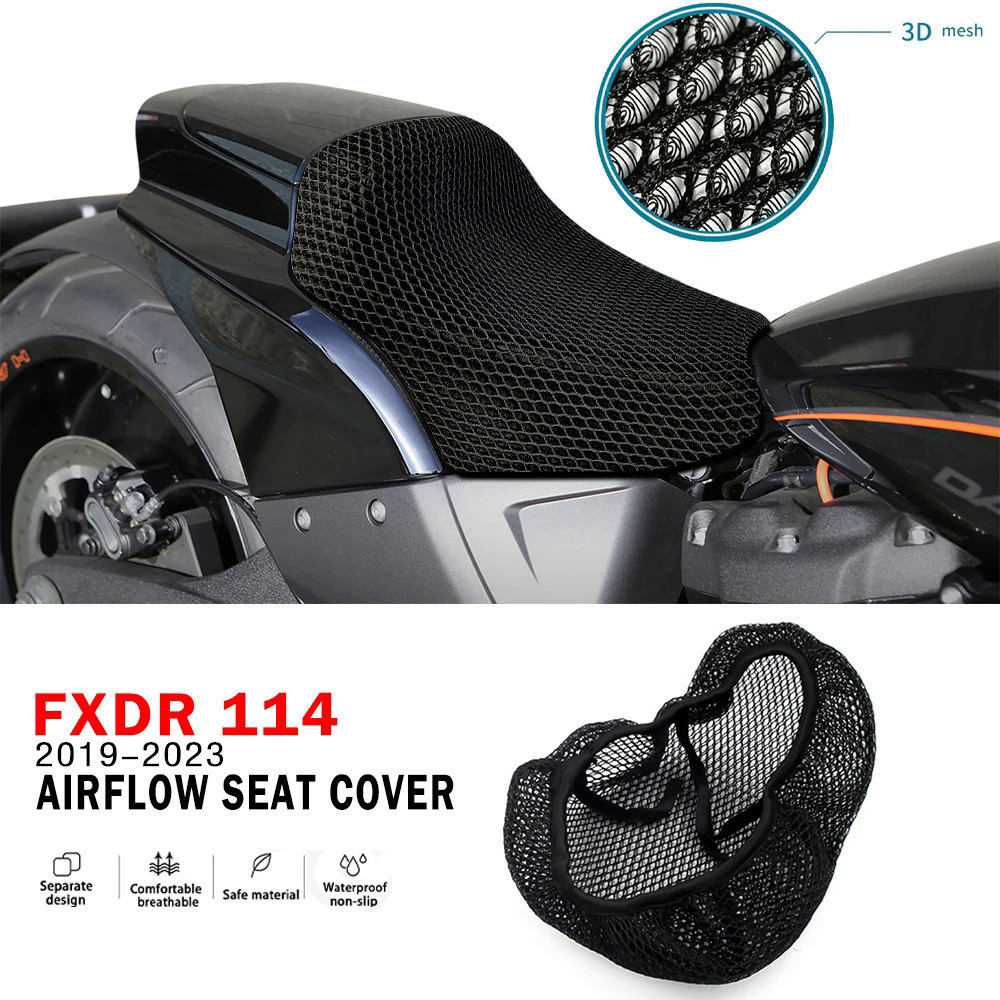 LQ FXDR 114 Accessories Motorcycle Seat Cover for Harley FXDR114 2019-2023 Seat Protect Cushion 3D A