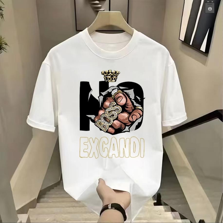 เสื้อยืด Oversize เสื้อยืดผู้ชาย ไซซ์ คอกลม แฟชั่นฤดูร้อน สําหรับ เสื้อยืดชาย เสื้อยืดขาว แขนสั้น unisex