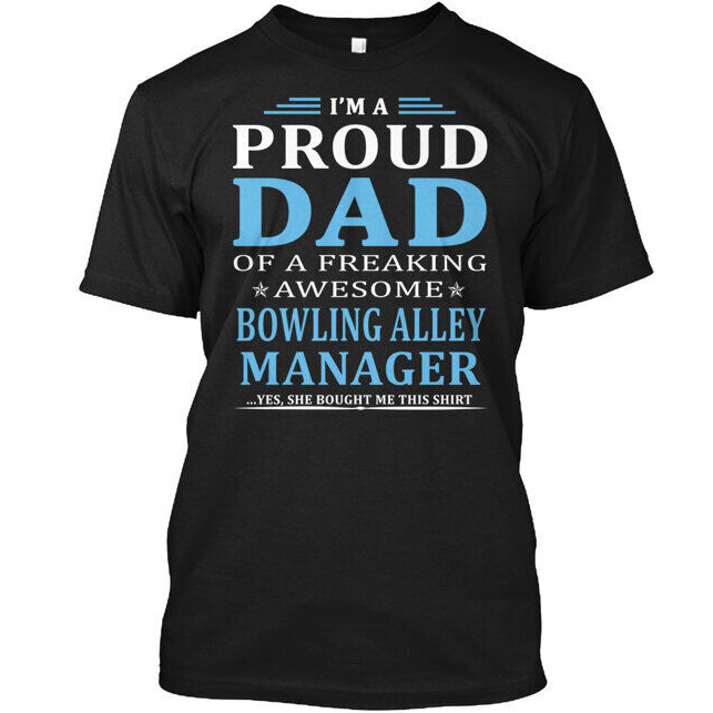 เสื้อยืดโบว์ลิ่ง Alley Manager