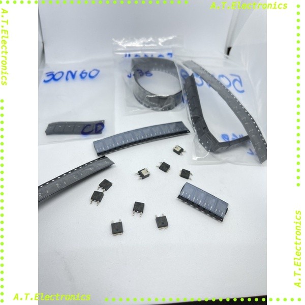 ถูกสุด! ชิ้นส่วนอิเล็กทรอนิกส์ 30N06 40n03 50n02  60t03 To-263.   จำนวน1ชิ้น/ชุด