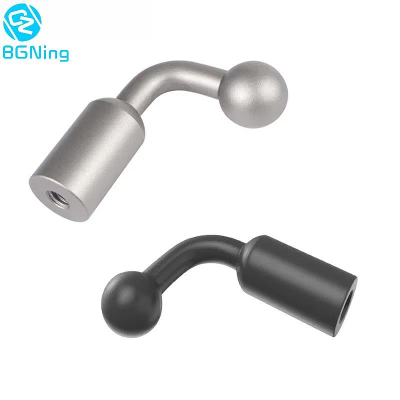 Bgning อะแดปเตอร์หัวบอล 17 มม.เข้ากันได้กับแท็บเล็ตโทรศัพท์ GPS Navigator Bracket Holder 1/4 ด้ายถึง 17 มม. Ballhead ขาตั้งกล้อง Mount Connectors
