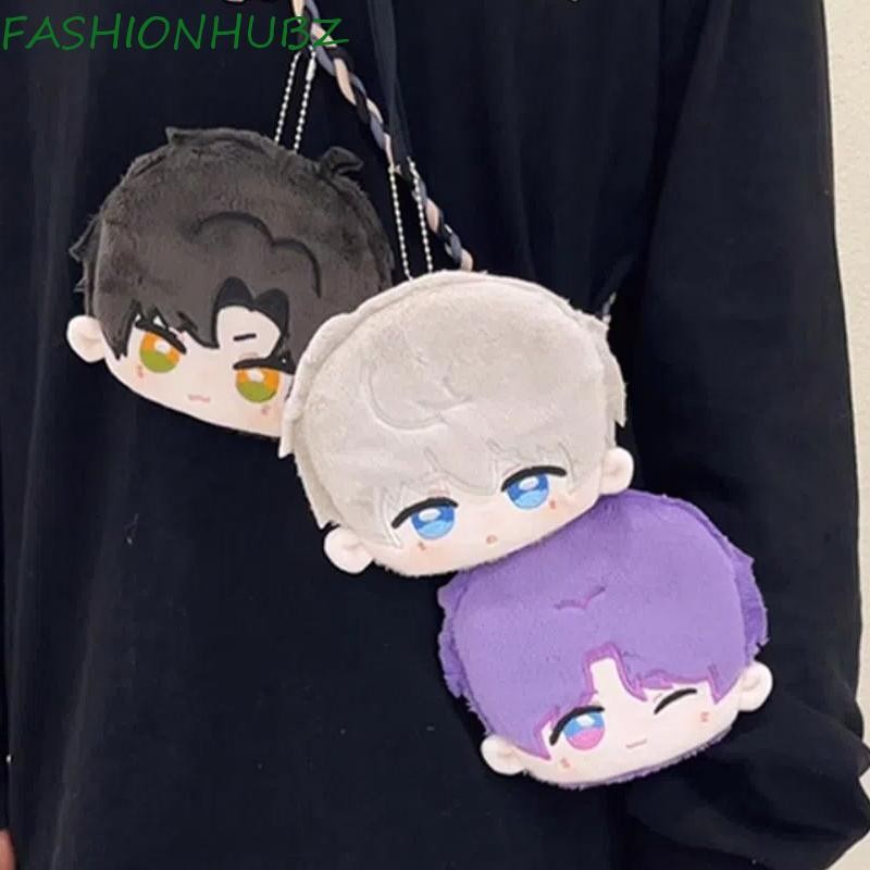 Fashionhubz กระเป๋าสตางค์ Love and Deepspace, Sylus Zipper Deepspace Rafayal กระเป๋าใส่เหรียญตุ๊กตา, กระเป๋าใส่เงินแบบพกพา Card Sleeve Coin Pouch Xavier Card Holder Children