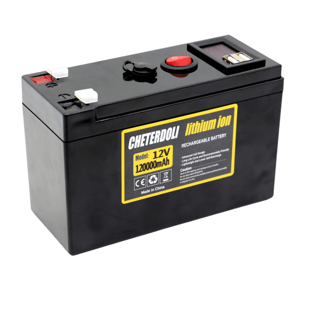 แบตเตอรี่ ถ่าน 18650 หัวนูน 12v 120AH แบตเตอรี่รถยนต์ การป้องกัน BMS แบตลิเธียม - รูปที่ 5