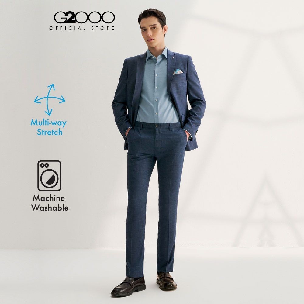 G2000 เสื้อสูทสำหรับผู้ชาย ทรง Slim Fit รุ่น 4111325376 NAVY