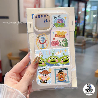 เคสไอโฟน11 16 ของเล่นสตอรี่รูปแบบมอนสเตอร์ขนาดเล็ก For iPhone 11 14 15 12 13 16 Pro Max X XS XR 6P 7P 8P MINI เคสไอโฟน