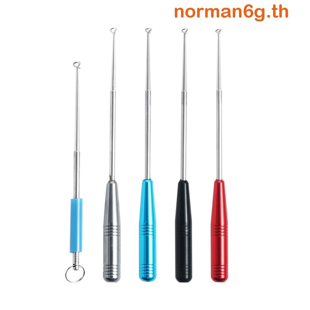 Anorman เบ็ดตกปลา Remover อุปกรณ์ตกปลาอุปกรณ์ตกปลาสแตนเลสอลูมิเนียมจับลื่นความปลอดภัย Fishhook Disgorger