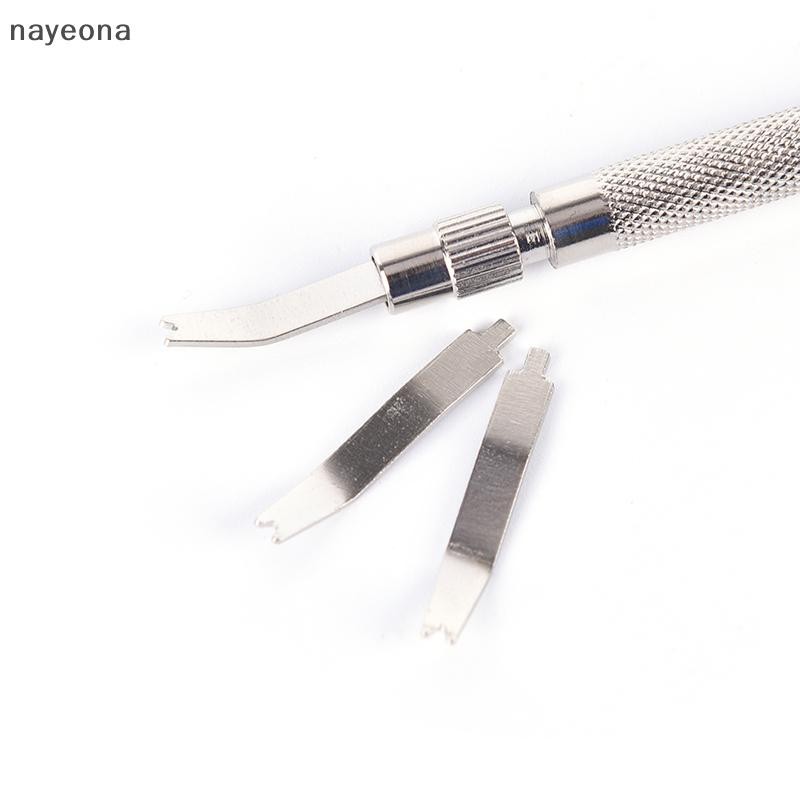 [NAY] สายนาฬิกาโลหะมืออาชีพ Spring Bar Link Pin Remover ชุดเครื่องมือซ่อม EON
