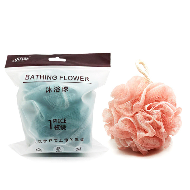 ฟองน้ำอาบน้ำเนื้อนุ่ม ขนาดใหญ่ ใยขัดตัวตีฟอง แบบแพ็คเดี่ยว รุ่นมาคารอง