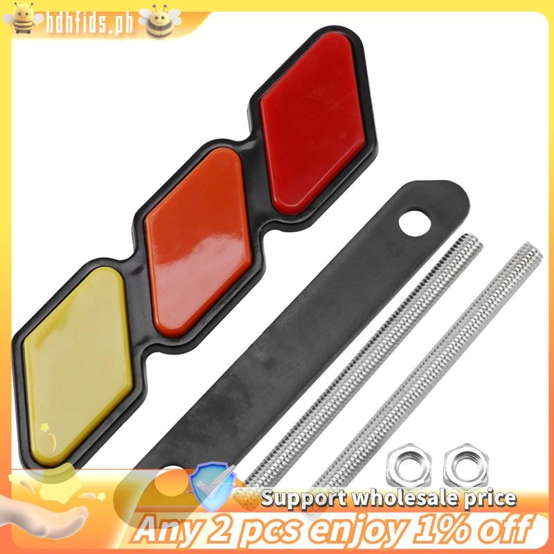 -สัญลักษณ์ป้ายกระจังหน้าสามสีสําหรับ Toyota Tacoma 4Runner Highlander RAV4