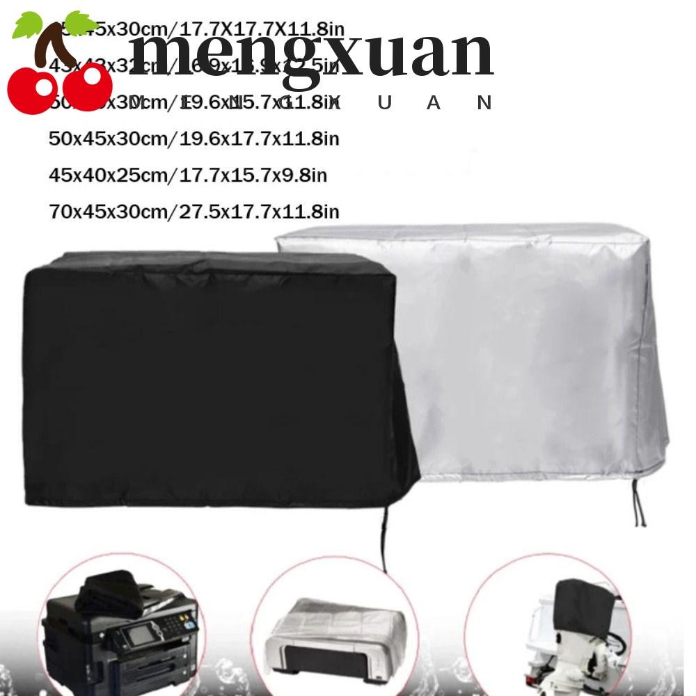 Mengxuan ผ้าคลุมกันฝุ่นเครื่องพิมพ์สํานักงาน,กระเป๋ากันน้ําเครื่องพิมพ์ผ้าป้องกัน,ทนทานกันฝุ่นสีดํา/เงินป้องกันรังสียูวี3งฝาครอบเครื่องพิมพ์กระเป๋าจัด
