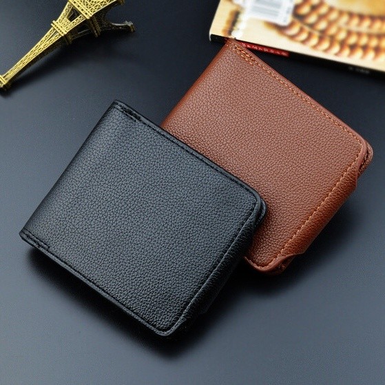 YAQEEN - กระเป๋าสตางค์ผู้ชาย PREMIUM LEATHER PAYNE การ์ดสั้นสําหรับผู้ชาย BATAM