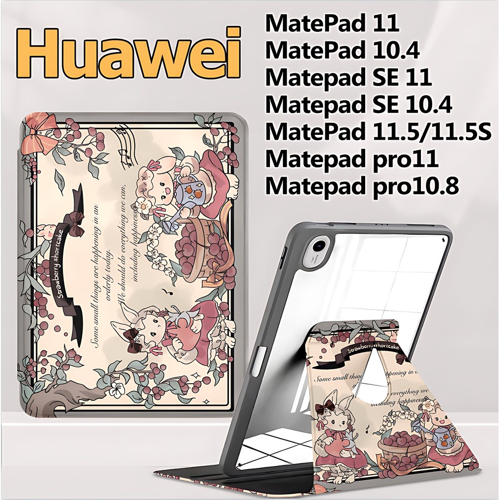 [พร้อมส่งจากไทย]360° rotation เคส Huawei MatePad 11 Pad10.4 เคส หัวเว่ย Matepad SE11/SE 10.4 หัวเว่ย