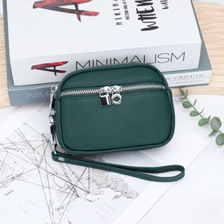 【Lissa】ชั้นแรก หนังวัว สไตล์ใหม่สุภาพสตรีมินิกระเป๋าเงินเหรี…