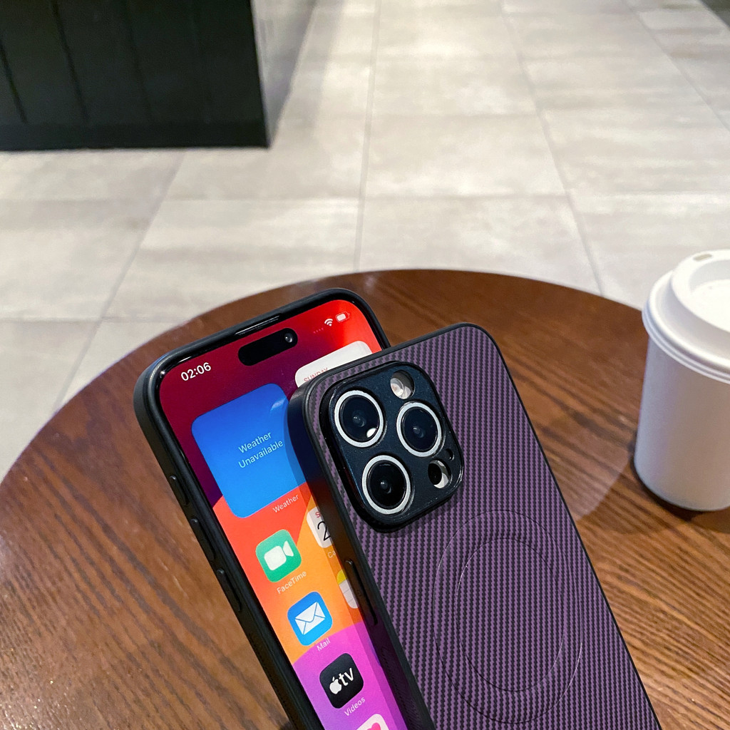 สําหรับ OPPO Reno 14 Pro 14F 13 13F 5G 2025 4G กรณีแม่เหล็กคาร์บอนไฟเบอร์หนังสําหรับ Reno14 Reno13 Reno14Pro Reno13F Reno14F 13Pro 14Pro กันกระแทกปกหลัง - รูปที่ 5