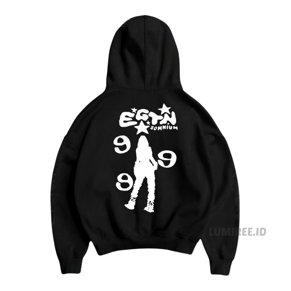 Hoodie Pria Zipper Boxy Premium Hodie Boxy Zipper EGTN SOMNIUM Terri Hoodie Oversize Keren ผ้าฝ้ายคุ