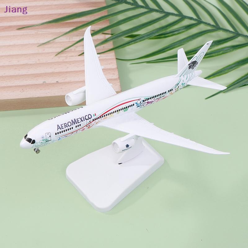 [Jiang] 20 ซม.Axican Air AEROMEXICO Airlines Boeing 787 B787 Airways Alloy Metal Airplane Model Whee