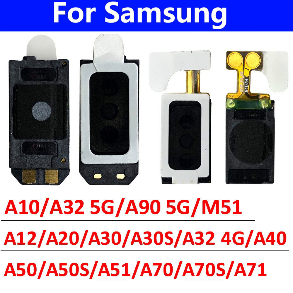 SAMSUNG สําหรับSamsung Galaxy A10 A12 A20 A30 A50 A50S A51 A70 A70S A71 M51 A30S A90 5GหูฟังลําโพงFlexเปลี่ยนPart