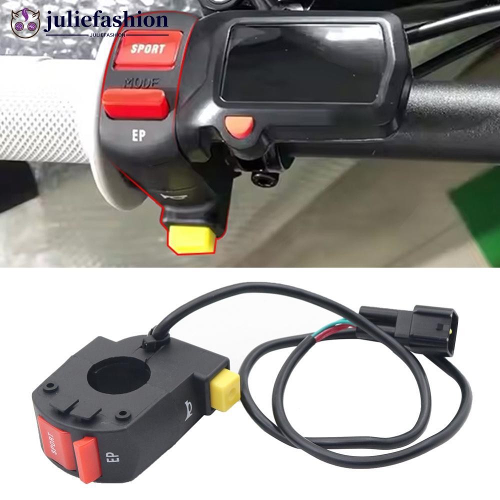 JULIEFASHION ไฟหน้ารถจักรยานยนต์ Horn SPORT/EP สวิทช์ควบคุมไฟฟ้าสําหรับ Sur Ron Sur-Ron Surron Light