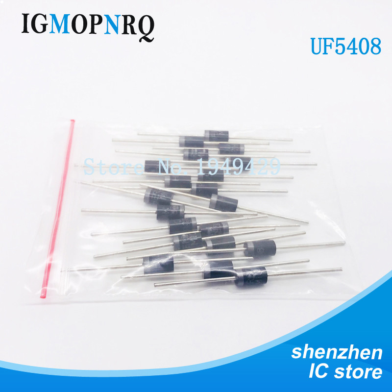 20PCS/LOT UF5408 Recovery Diode 3A 1000V DO-201A diode