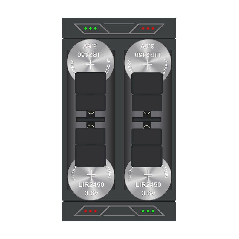 🔋 เครื่องชาร์จแบตเตอรี่แบบกระดุม LIR2032/2025/1632/2450🔄 3.6V ลิเธียม ชาร์จซ้ำได้ แทน CR2032⚡