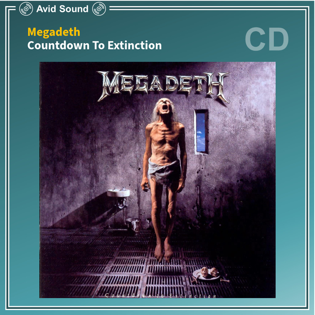 CD แผ่นซีดี Megadeth Countdown To Extinction ใหม่ ซีล Megadeth CD
